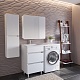 Stella Polare Мебель для ванной Корделия 110 L под стиральную машину белая – картинка-15